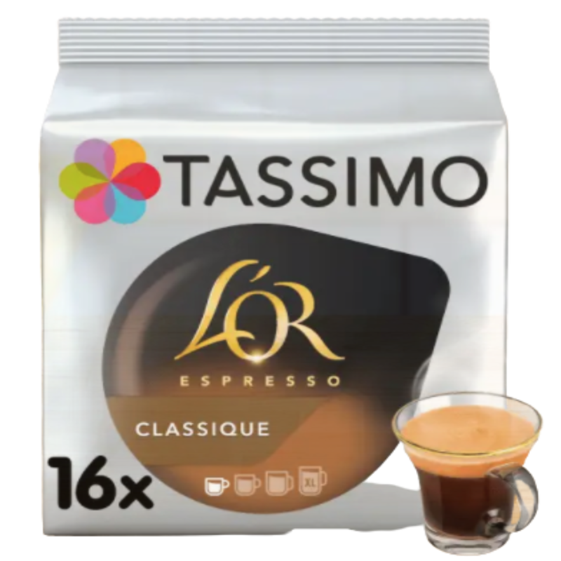 Dosettes Tassimo l'or espresso classique